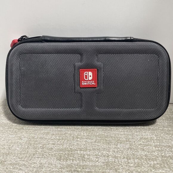 Nintendo Switch Case Game Traveler Travel Stand Carrying Gray +Fits OLED Lite - Picture 1 of 12